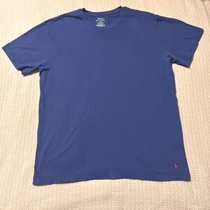 Polo Ralph Lauren, Royal blue, large, logo in left lower front T-shirt.